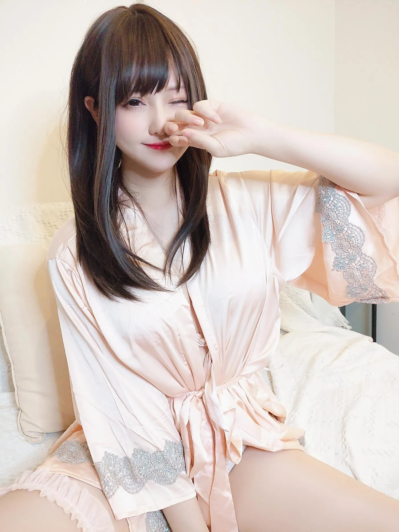 Nyako喵子 – NO.29 妄想彼女同棲生活-睡衣本限量赠品 [52P]插图5